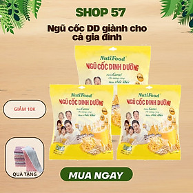 Combo 3 bịch Ngũ cốc Canxi (500g) của hãng Nutifood giúp Xương chắc khỏe dùng cho cả gia đình