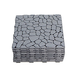 Mua 30 Tấm Sàn Gỗ Vỉ Nhựa Hình Viên Sỏi (Nhựa Gỉa Gỗ)