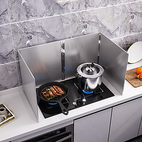 Tấm Chắn Gió Bếp Chống Văng Dầu Mỡ Chất Liệu Inox 304 Chắc Chắn Vững Đẹp, Chắn Gió Hiệu Quả - Hàng Chính Hãng trang chủ Basics