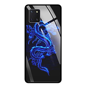 Ốp Lưng Kính Cường Lực Cho Điện Thoại SAMSUNG GALAXY NOTE 10 LITE - 0270 DRADON02 - Hàng Chính Hãng