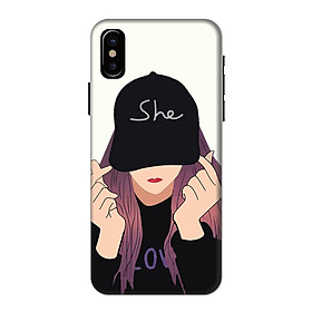 Ốp Lưng Dành Cho iPhone X She Love