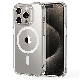 Ốp Lưng cho iPhone 15 Pro Max ESR Classic Hybrid Case with HaloLock - Hàng Chính Hãng