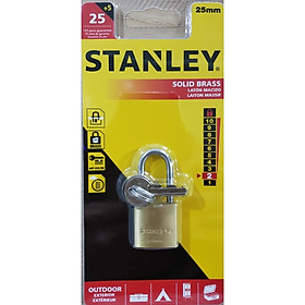 Ổ Khóa Stanley USA, đồng thau, càng dài, rộng 25mm- S742-041