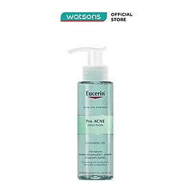 Gel Rửa Mặt Eucerin Giảm Mụn Pro Acne 400ml