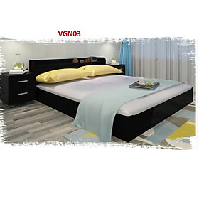 Giường ngủ gỗ MDF - kiểu dáng đơn giản hiện đại VGN03