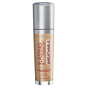 Rimmel Lasting Finish Breathable Foundation 402 Bronze Online Only