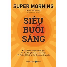 Sách Super Morning – Siêu Buổi Sáng