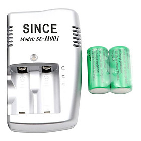 Mua Bộ 2 Pin Một Sạc CR123 Ultra Fire - Hàng Nhập Khẩu