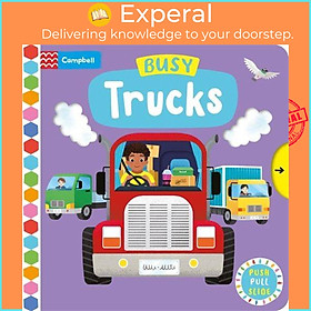 Sách - Busy Trucks by Yi-Hsuan Wu (UK edition, boardbook)