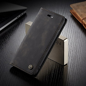 Bao da bò thật dạng ví chính hãng Caseme dành cho iPhone 7/8