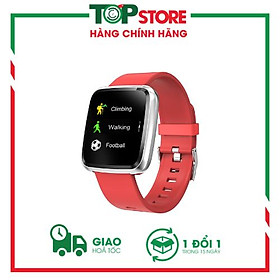 Mua Đồng hồ thông minh theo dõi sức khỏe smartwatch Colmi Y7P dây cao su (Đỏ) - Hàng chính hãng