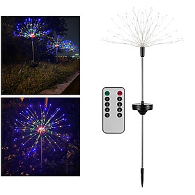 Solar Firework Lights Led Copper Wire Starburst  8 Modes Fairy Lights for Party Patio Garden Decoration