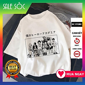 HOT Áo thun My Hero Academia Shoto Todoroki màu trắng đẹp giá rẻ cực ngầu