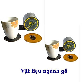 Mua Lót ly giấy tiện dụng  lót ly thấm hút nước  sử dụng cho gia đình  tổ chức sự kiện. Tấm lót cốc cao cấp - Vuông 10cm
