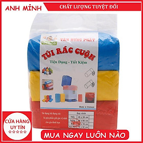 Mua 1kg túi đựng rác không lõi size đại 64x78 cm (Nhiều màu) - Dụng cụ gia đình AnhMinh