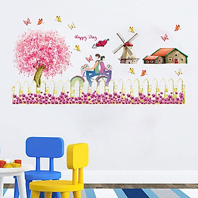 Mua Decal dán tường cối xay gió - HP38