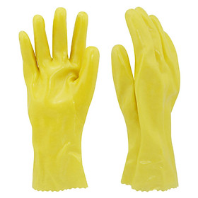 Free Size PVC Protective Gloves for Men Women Safety Hand Work Gloves Working Gloves Safety Gloves Work Gloves Industrial Gloves Wearing Resistance and Waterproof