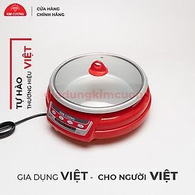 Nồi Lẩu Điện Đa Năng Kim Cương - Dung Tích 3.5 Lít - Hàng Chính Hãng