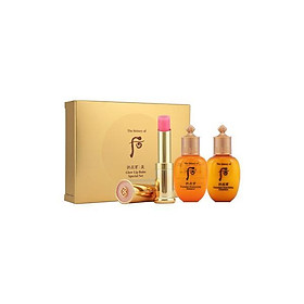 Bộ quà dưỡng môi hồng xinh Whoo Empress (Son dưỡng 3.3g + Tinh chất dưỡng ẩm 20ml + Sữa dưỡng ẩm 20ml)