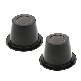 2 Pieces Retrofit Rubber Housing Seal Cover Dust Cap for Car LED Headlights Bulb Kit, (53X44mm)