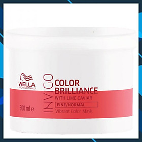 Hấp dầu giữ màu tóc nhuộm Wella Professionals Brilliance Treatment for Colored Hair 500ml