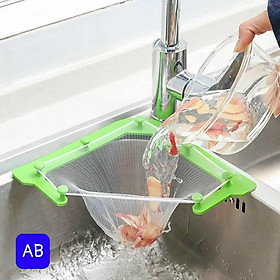 Mua Combo 50 Túi Lưới Lọc Rác Kèm Khung Tam Giác