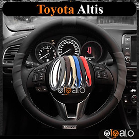 Bọc vô lăng da PU dành cho xe Toyota Altis cao cấp SPAR - OTOALO