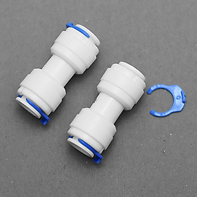 Mua Bộ 2 co cút  tê  nối 2 đầu dây - nối nhanh – linh kiện máy lọc nước  phun sương  lắp dàn tưới cây  bể thủy sinh  cá cảnh  bán cạn (Hàng chính hãng)