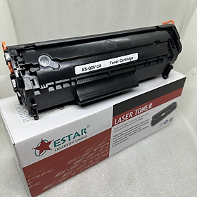 Mua Hộp mực Estar Q2612A dùng cho máy in HP 1020  1018  Canon LBP 2900  3000 Có lỗ đổ mực  đậm đẹp - hàng chính hãng