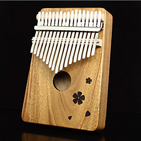 Mua Đàn Kalimba 17 Phím Gỗ Mộc Nguyên Khối Giá Rẻ Full Phụ Kiện