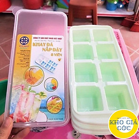 Mua Khay Đá Dẻo 8 Viên Việt Nhật Có Nắp No.6932