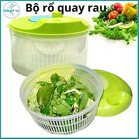 Mua Bộ rổ quay rau ly tâm cỡ lớn Song Long  rổ quay rau tách nước khô ngay tức thì