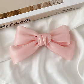 Kẹp tóc nơ voan kim tuyến dễ thương KAH162