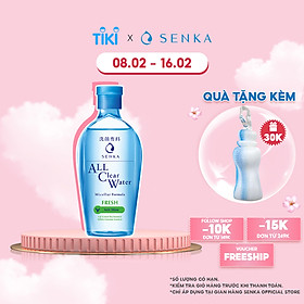 Nước tẩy trang sạch thoáng Senka A.L.L.Clear Water Fresh 230ml