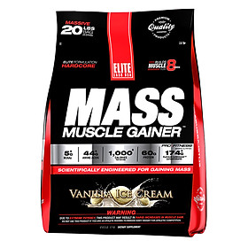 Sữa Tăng Cân Elite Labs Mass Muscle Gainer 20lbs (9kg)