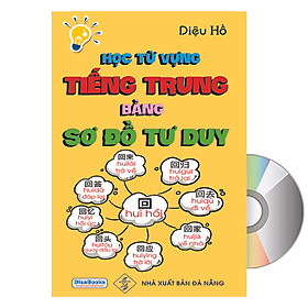 Hình ảnh sách Học Từ Vựng Tiếng Trung Bằng Sơ Đồ Tư Duy + DVD Tài Liệu