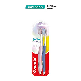 Bộ Bàn Chải Đánh Răng Colgate Gentle Comfort Clean 2 cây