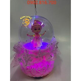 Đồ chơi lồng đèn trung thu cho bé gái hình búp bê CHIBI xinh xắn tặng pin