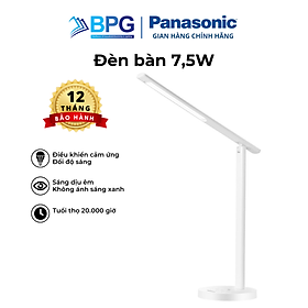 Mua Đèn Bàn Panasonic 7.5W HHLT042119 – Chip Led RG0  Không ánh sáng xanh  Tự điều chỉnh độ sáng bảo vệ mắt  Chạm cảm ứng