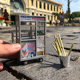 MÔ HÌNH TỰ LẮP RÁP DIY SÀI GÒN THU NHỎ - XE NƯỚC MÍA - HR01