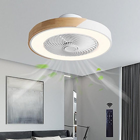 Mua Quạt đèn trần đảo gió 3 cấp độ  ánh sáng 3 màu  trang trí phòng khách  phòng ngủ  có kèm điều khiển từ xa và qua app điện thoại