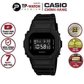 Đồng hồ nam dây nhựa Casio G-Shock chính hãng DW-5600BB-1DR