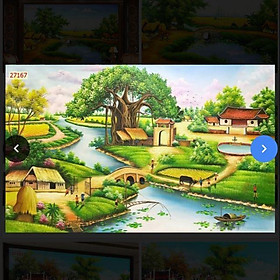 Mua Tranh đồng quê Việt Nam 3D dán tường