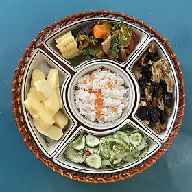 Mua khay đồ ăn sứ bát tràng khay đựng thức ăn bày trong công ty nhà hàng
