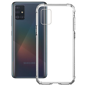 Ốp Lưng Chống Sốc cho Samsung Galaxy A51 - 04068 Dẻo Trong - Hàng Chính Hãng