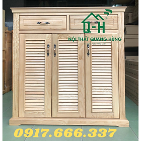 Mua TỦ GỖ SỒI ĐỰNG GIÀY DÉP MÀU VÀNG 1MX97X33CM DÀNH CHO GIA ĐÌNH