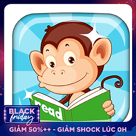 Ứng Dụng Học Ngôn Ngữ Monkey Junior - Tiếng Anh Cho Trẻ Mới Bắt Đầu - Gói 12 Tháng
