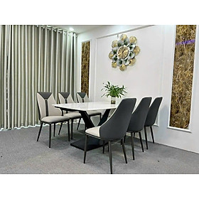 Mua Bộ bàn ăn mặt đá nhập khẩu sang trọng  hiện đại CTL01 Juno Sofa nhiều lựa chọn