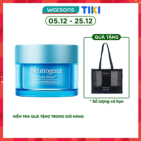 Mặt Nạ Ngủ Neutrogena 3D Hydro Boost Overnight Cấp Ẩm 50g