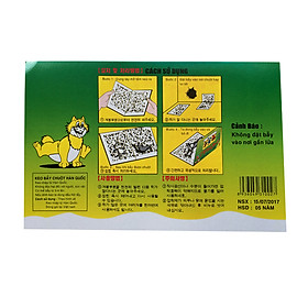 Combo 06 miếng dính chuột siêu dính, Keo bắt chuột keo bẫy chuột hiệu quả